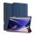 DUX DUCIS DOMO husă verticală, efect piele (active FLIP, deschidere laterală, TRIFOLD, suport pentru birou, suport pentru creioane) FASTENING BLUE Samsung Galaxy Tab S10 Plus LTE (SM-X826B), Galaxy Tab S10 Plus WIFI (SM-X82