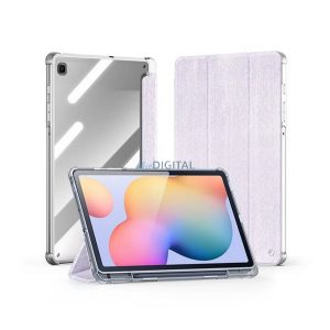 DUX DUCIS UNID husă verticală, efect textil (FLIP activ, deschidere laterală, TRIFOLD, suport pentru birou, suport pentru creioane) LILA SamsungGalaxy Tab S6 Lite 10.4 LTE (SM-P625) 2024, Galaxy Tab S6 Lite 10.4 WIFI (