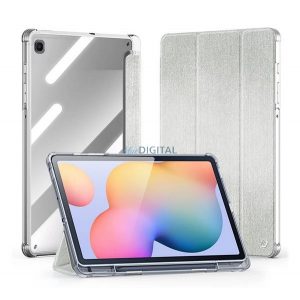 DUX DUCIS UNID husă verticală, efect textil (FLIP activ, deschidere laterală, TRIFOLD, suport pentru birou, suport pentru creioane) Ușor de purtat SamsungGalaxy Tab S6 Lite 10.4 LTE (SM-P625) 2024, Galaxy Tab S6 Lite 10