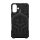 UAG MONARCH PRO Silicone Phone Protector (rezistent la șocuri, model de carbon, MagSafe) BLACK Apple iPhone 16 Plus