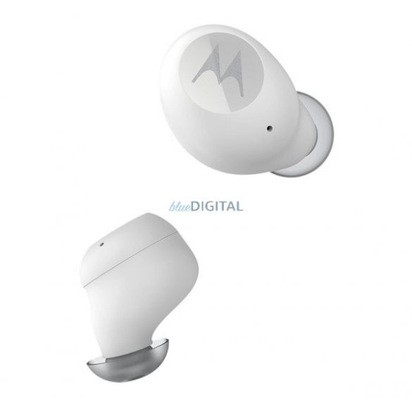 MOTOROLA BUDS 150 căști bluetooth STAR (v5.3, TWS, microfon, IPX5 + încărcător) ALB