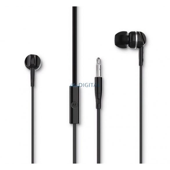 MOTOROLA EARBUDS 105 Căști stereo (mufă de 3,5 mm, buton de înregistrare) NEGRU