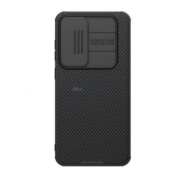 NILLKIN CAMSHIELD PRO silicon protector de telefon (rezistent la șocuri, protecția camerei, cu dungi) BLUE Samsung Galaxy S24 FE 5G (SM-S721)