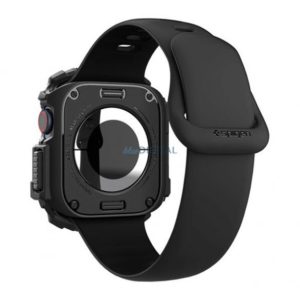 SPIGEN RUGGED ARMOR cadru de ceas din plastic (rezistență la șocuri) BLACK Apple Watch Series 10 46mm