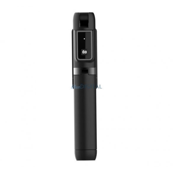 Proiectat pentru SAMSUNG selfie stick (universal, reglabil, bluetooth telecomandă, 65-90mm) NEGRU