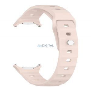 Curea de rezervă (dimensiune personalizată, silicon, respirabil, 3D) ROSE SIZE Samsung Galaxy Watch Ultra eSIM 47mm (SM-L705)