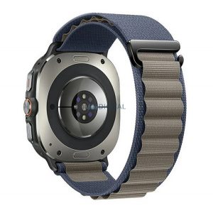 Curea (mărime unică, textilă, reglabilă) BASSETTE BLUE Samsung Galaxy Watch Ultra eSIM 47mm (SM-L705)