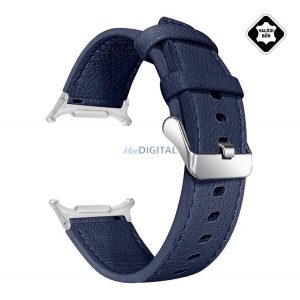 Curea (o mărime se potrivește tuturor, piele naturală) BUTTON BLUE Samsung Galaxy Watch Ultra eSIM 47mm (SM-L705)