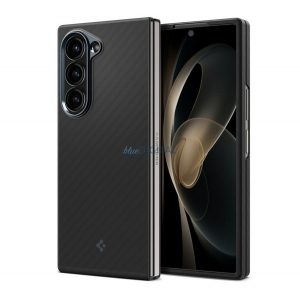 SPIGEN AIRSKIN silicon protector de telefon (rezistent la impact, model de carbon) BLACK Samsung Galaxy Z Fold6 5G (SM-F956)