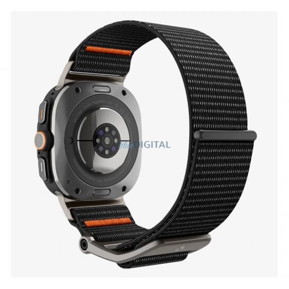 SPIGEN DURAPRO FLEX Strap (dimensiune personalizată, textil, reglabil) BLACK Samsung Galaxy Watch Ultra eSIM 47mm (SM-L705)