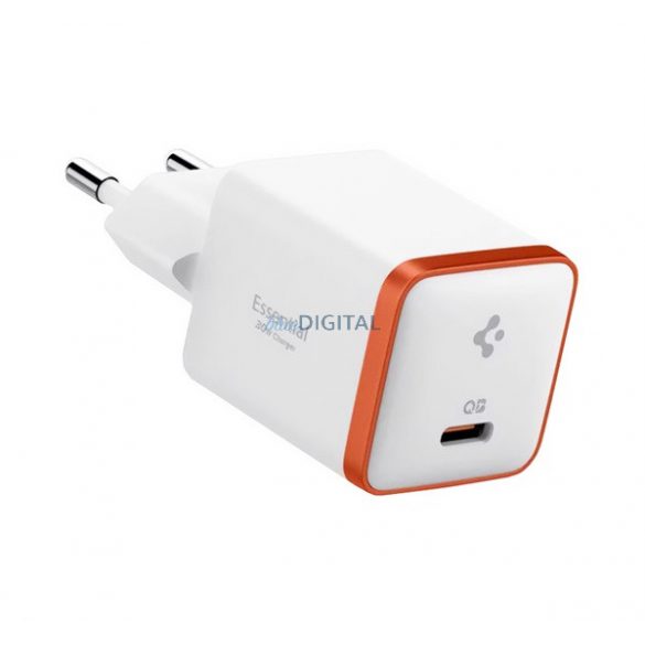 SPIGEN EE301EU ARCSTATION încărcător de rețea priză Type-C (30W, încărcător rapid PD 3.0) ALB