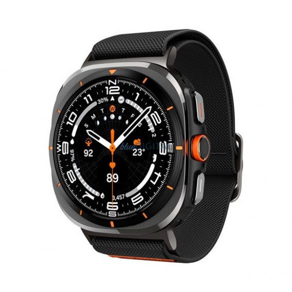 SPIGEN LITE FIT curea (dimensiune personalizată, textil) BLACK Samsung Galaxy Watch Ultra eSIM 47mm (SM-L705)