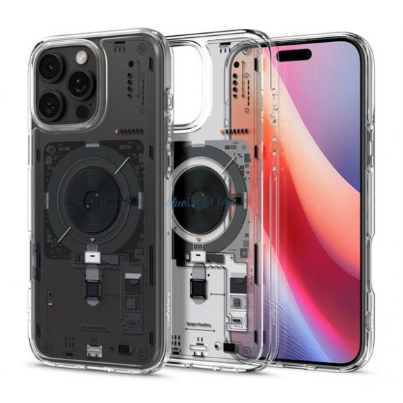 SPIGEN ULTRA HYBRID MAG NEO ONE plastic telefon protector (rezistent la șocuri, bubble cadru, MagSafe) pentru Apple iPhone 16 Pro 5G