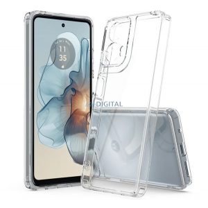 Silicon protector de telefon (rezistent la șocuri, transparent capac spate) pentru Motorola Moto G85 5G