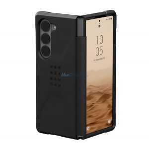 UAG CIVILIAN apărător silicon protector de telefon (rezistență puternică la impact) BLACK Samsung Galaxy Z Fold6 5G (SM-F956)