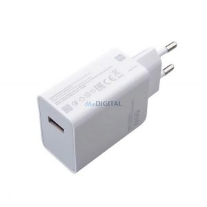 Încărcător XIAOMI priză USB (55W, încărcător rapid) ALB