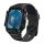 SPIGEN RUGGED ARMOR PRO Strap (dimensiune personalizată, silicon, rezistent la șocuri + cadru din silicon) BLACK Apple Watch Series 10 42mm