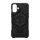 UAG MONARCH PRO Silicone Phone Protector (rezistent la șocuri, model textil, MagSafe) BLACK Apple iPhone 16 Plus 5G