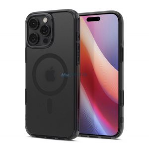 SPIGEN ULTRA HYBRID T MAG plastic telefon protector (rezistent la șocuri, cadru pernă de aer, MagSafe) BLACK Apple iPhone 16 Pro 5G