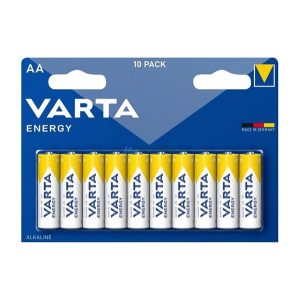 Baterie VARTA ENERGY cu durată lungă de viață (AA, R6, 1.5V, alcalină) 10 buc/pachet