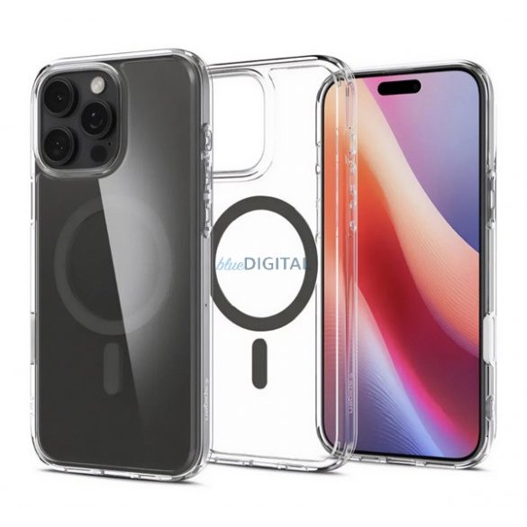 SPIGEN ULTRA HYBRID T MAG plastic protector de telefon (rezistent la șocuri, cadru cu bule, MagSafe) CUSHION / BROADCASTING SURFACE Apple iPhone 16 Pro Max 5G