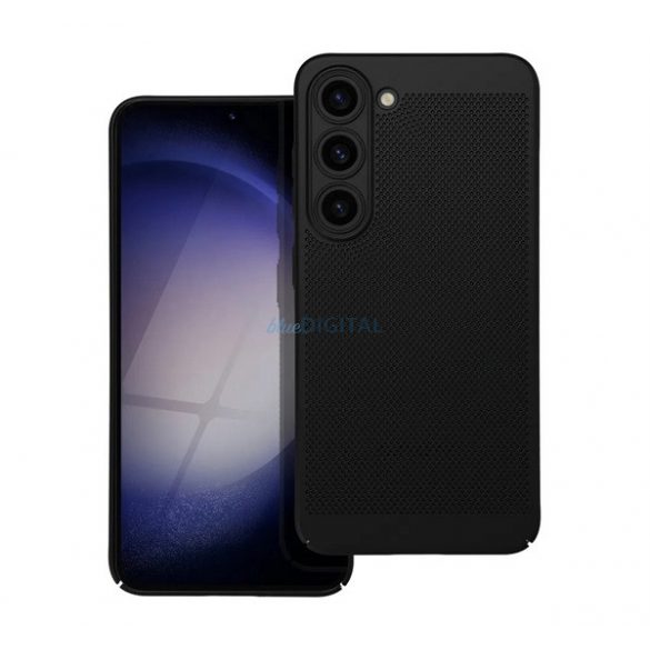 Protecție din plastic pentru telefon (respirabilă, cu găuri, protecție pentru cameră) BLACK Samsung Galaxy A16 5G (SM-A166), Galaxy A16 4G (SM-A165)