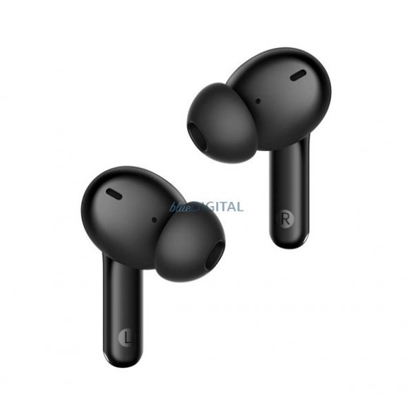 REALME BUDS T110 căști bluetooth Stereo (v5.4, TWS, microfon, anulare activă a zgomotului, IP55 + încărcător) NEGRU