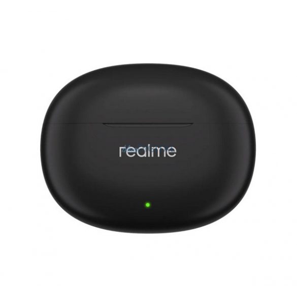 REALME BUDS T110 căști bluetooth Stereo (v5.4, TWS, microfon, anulare activă a zgomotului, IP55 + încărcător) NEGRU