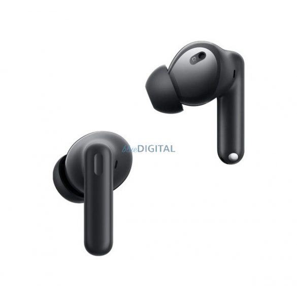 REALME BUDS T310 căști bluetooth STAREO (v5.4, TWS, microfon, anulare activă a zgomotului, IP55 + încărcător) NEGRU