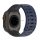 DUX DUCIS CS Strap (dimensiune personalizată, mare, silicon, perforat, magnetic) GREEN BLUE/BLACK Apple Watch Series 5 44mm, Watch Series 4 44mm, Watch Series 3 42mm