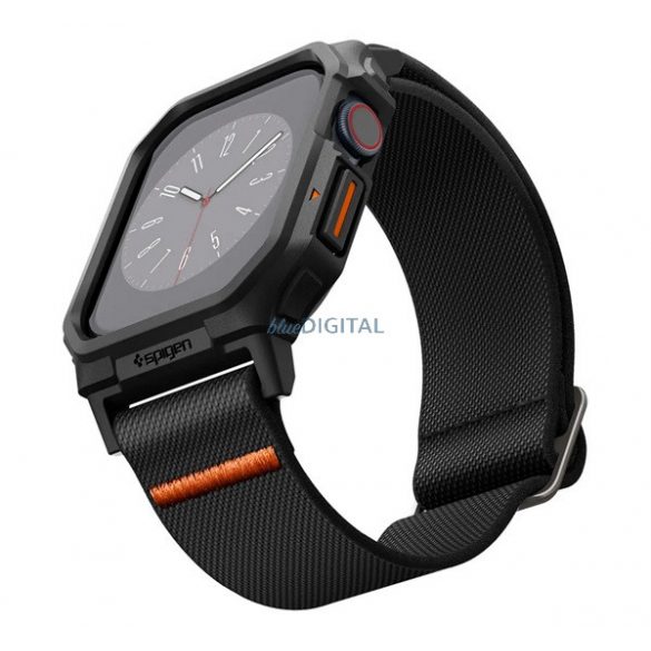 SPIGEN LITE FIT PRO curea (dimensiune personalizată, textile, rezistent la șocuri + cadru din silicon) BLACK Apple Watch Series 10 42mm