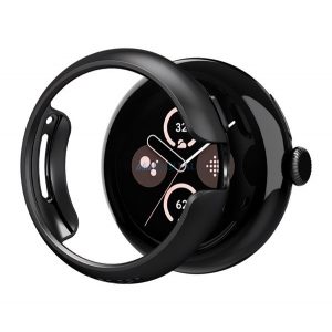 SPIGEN THIN FIT cadru de ceas din plastic (rezistență la șocuri) BLACK Google Pixel Watch 3 41mm