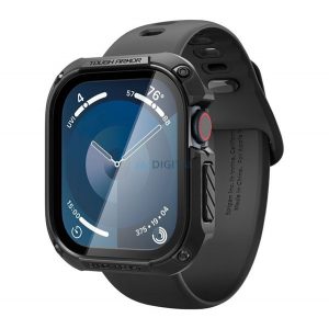 SPIGEN TOUGH ARMOR cadru ceas din plastic (rezistență la șocuri) BLACK Apple Watch Series 10 46mm