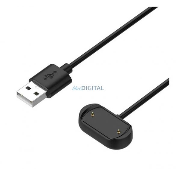 Cablu de încărcare USB (magnetic, 100cm) BLACK Amazfit Cheetah Pro, Cheetah (Square), Cheetah (Round)