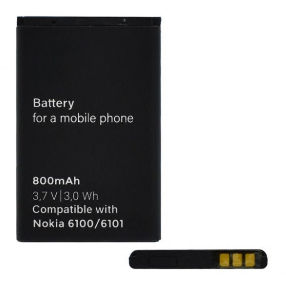 Baterie 800 mAh LI-ION (compatibil BL-4C) Nokia C2-05, Nokia 1662, Nokia 2690, Nokia 2220 Slide, Nokia X2-00, Nokia 5100, Nokia 7200, Nokia 2650, Nokia 7270, Nokia 6131, Nokia 6136, Nokia 6260, Nokia 6