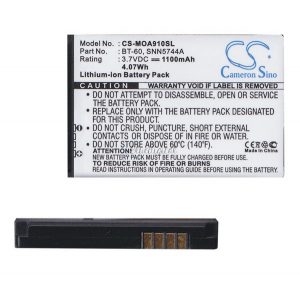 Baterie CAMERON SINO Li-Ion (3,7V/1100mAh, compatibil BT60) Motorola E770, Motorola V980, Motorola E1070, Motorola K3, Motorola W208, Motorola Q9, Motorola V1100, Motorola Flipout, Motorola C168, Motorola EM330, Motorola W388