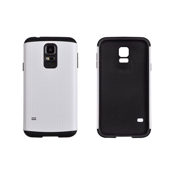 Husă cu spate dur Samsung G900F Galaxy S5 White Armor