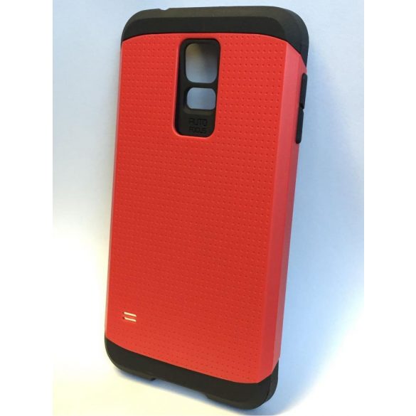 Samsung G900F Galaxy S5 Red Armor Dotted Hard Back Husă