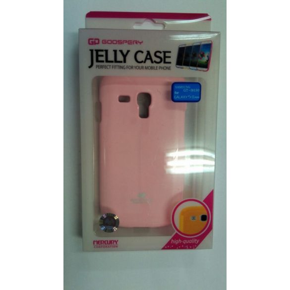 Husa din silicon Samsung I8190 I8200 Galaxy S3 Mini Pink Mercury Jelly