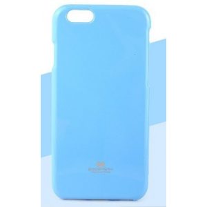 Husa din silicon pentru Samsung G900 Galaxy S5 albastru deschis Mercury Jelly