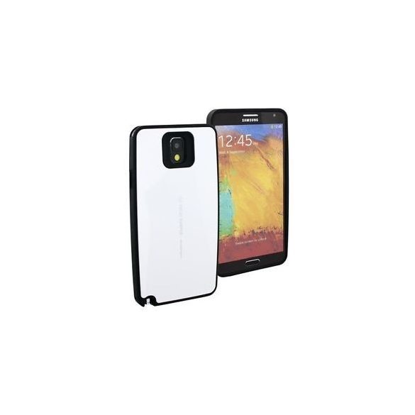 Husa spate alb Samsung G900 Galaxy S5 bara de protectie Mercury Focus