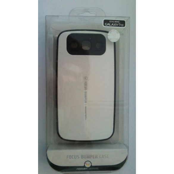 Bara de protecție Mercury Focus Samsung I9300 I9301 I9305 Galaxy S3/S3 Neo/S3 LTE husă spate albă