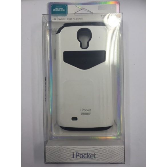 Husă din spate albă Mercury iPocket Samsung i9500 i9505 i9506 i9515 Galaxy S4