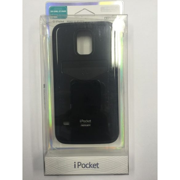 Husa spate neagra Mercury iPocket Samsung G900 Galaxy S5