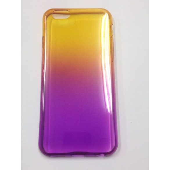 Husă ultra-subțire din silicon pentru iPhone 6 6S (4,7") galben și violet de 0,3 mm