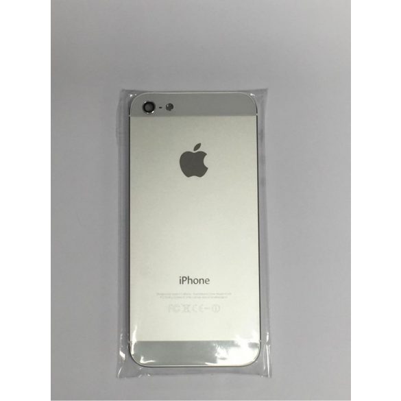 Panou/carcasa/cadru al dispozitivului iPhone 5 5G alb (argintiu).