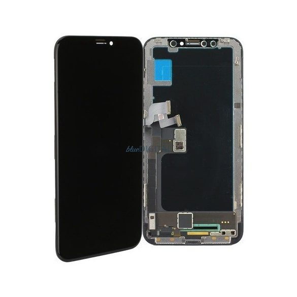 iPhone X (5.8") LCD + panou tactil, OLED HD+, negru, dur