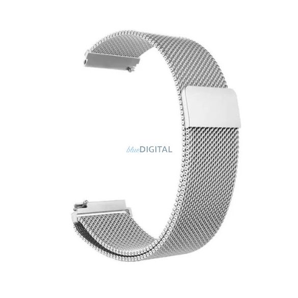 Curea smartwatch Colmi, metal, magnetica, argintie, 20mm, Curea Magnetica Milan