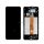 Samsung Galaxy A12 LCD + panou tactil cu cadru, negru, SM-A127F