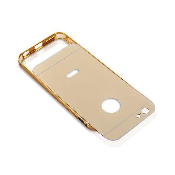 Capacul spate al oglinzii bara de protectie Samsung G930 Galaxy S7 auriu din aluminiu